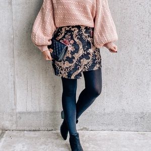 Floral Wrap Skirt